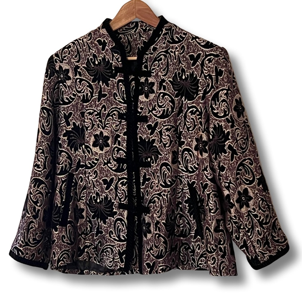 Vintage Brocade and Velvet Jacket
